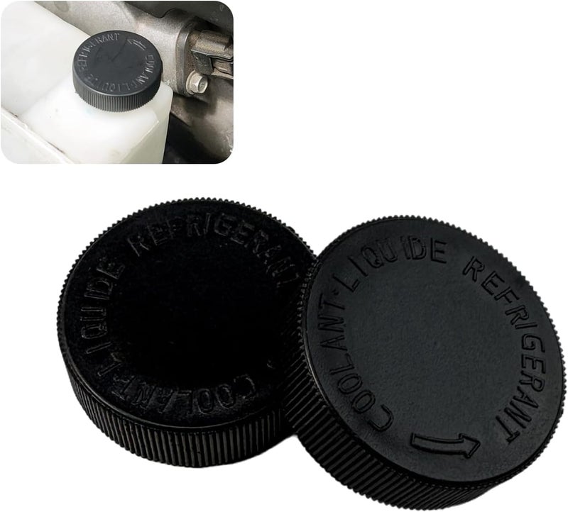 CEYHTLY ‎21712-79900 Black Coolant Reservoir Cap 2PCS, Engine Radiator Coolant Water Tank Cap Compatible with 2003-2021 Nissan Cube Murano Quest Rogue Versa NV200 | Infiniti EX35 FX35 G35 M35 etc - Image 1